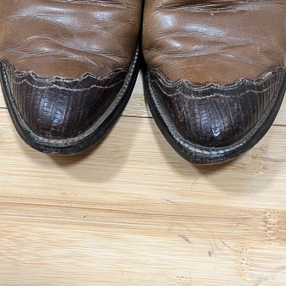 Vintage Tony Lama Black Label pre 1970 Boots Womens Size 7A - Picture 2 of 16